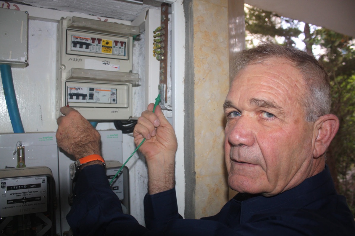 אלי שויקה, בודק חשמל בצפון, בבדיקת לוח חשמל